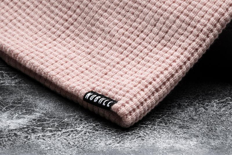Men's Nobull Waffle Beanie Hats Pink | SG F2573D